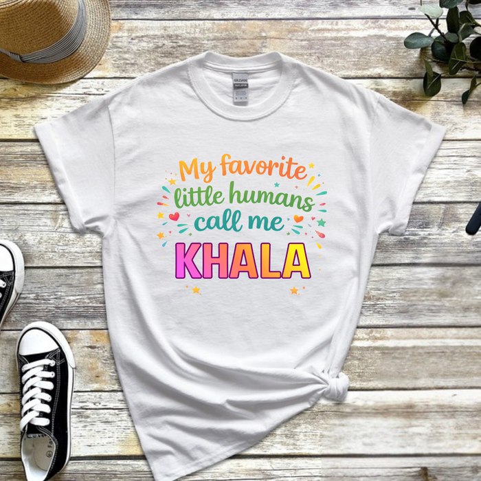 My Favorite Little Humans Call Me [Relative] Personalized T-Shirt