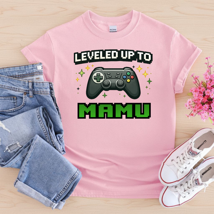 Leveled Up to [Relative] Personalized T-Shirt