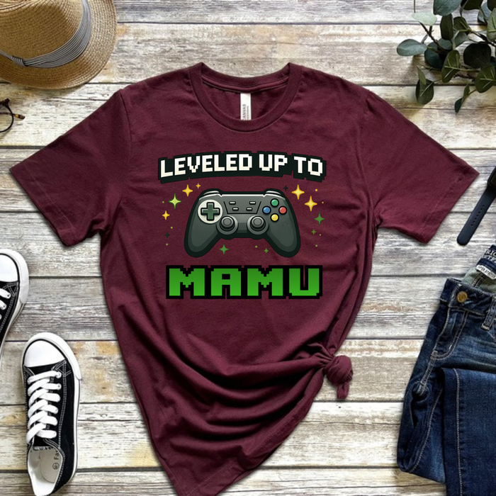Leveled Up to [Relative] Personalized T-Shirt