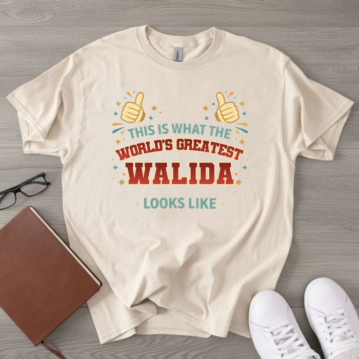 This is What the World's Greatest Walida Looks Like T-Shirt