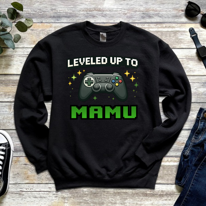 Leveled Up to [Relative] Personalized Sweatshirt