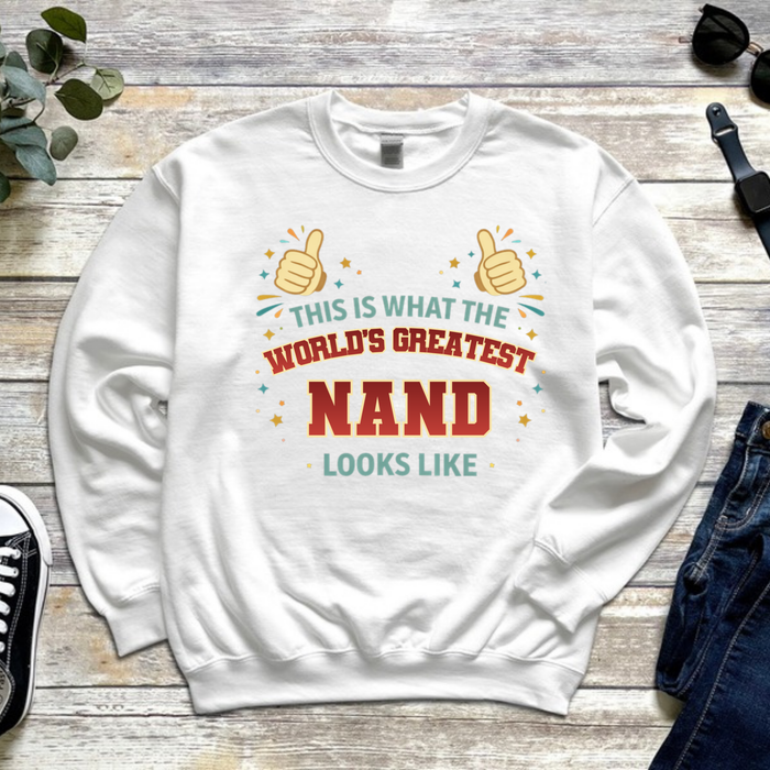 This is What the World's Greatest Oum Looks Like Sweatshirt
