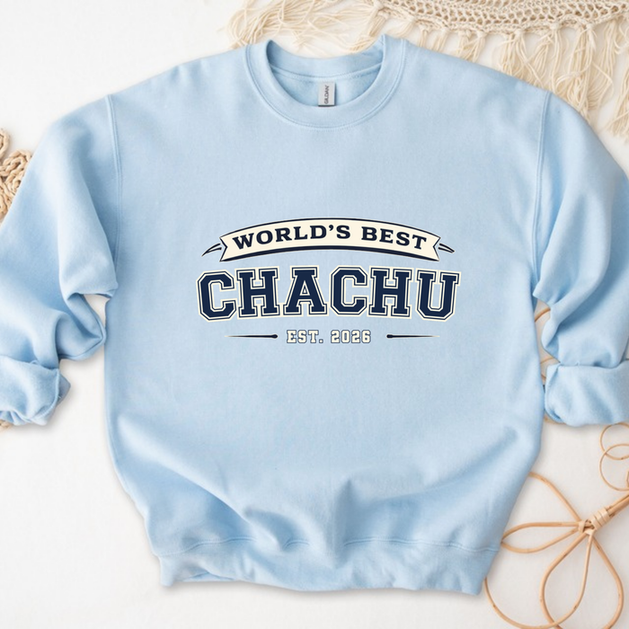 World's Best [Relative] Est. [Year] Personalized Sweatshirt