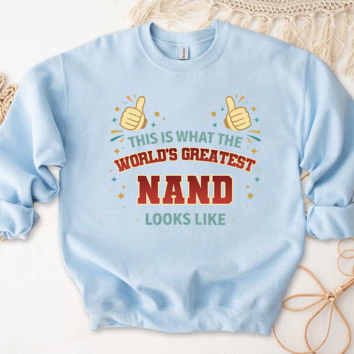 This is What the World's Greatest Oum Looks Like Sweatshirt