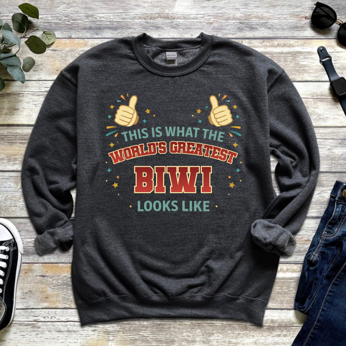 This is What the World's Greatest Biwi Looks Like Sweatshirt