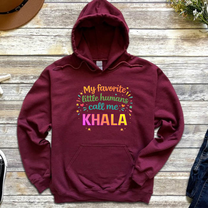 My Favorite Little Humans Call Me [Relative] Personalized Hoodie