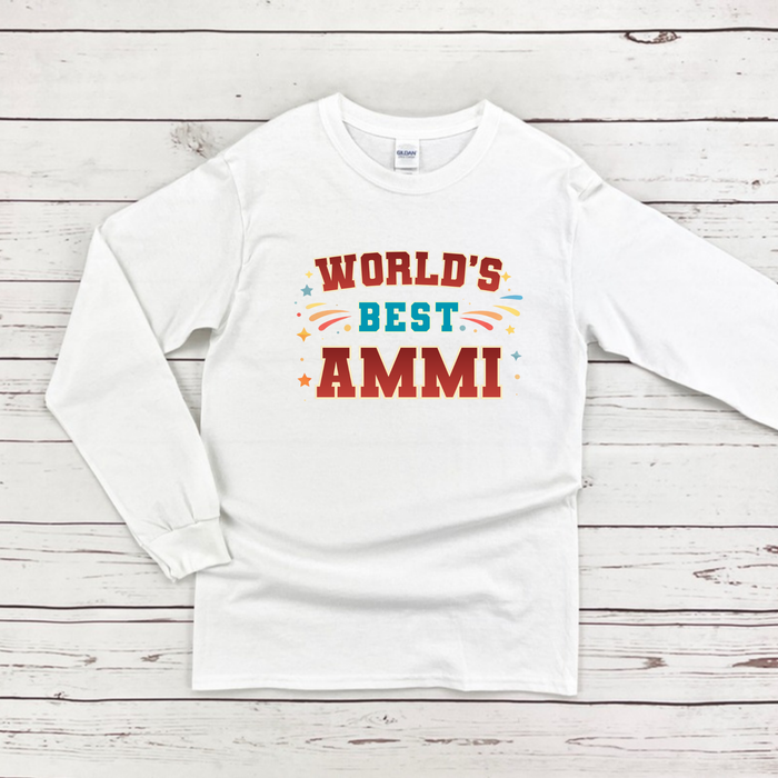 World's Best [Relative] Personalized Long Sleeve Shirt