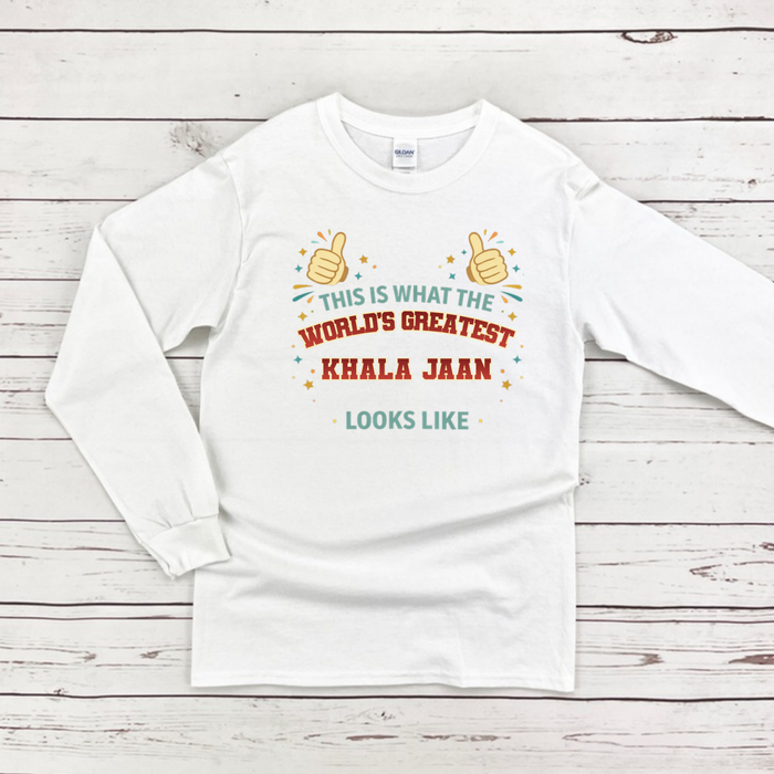 This is What the World's Greatest Khalu Looks Like Long Sleeve Shirt