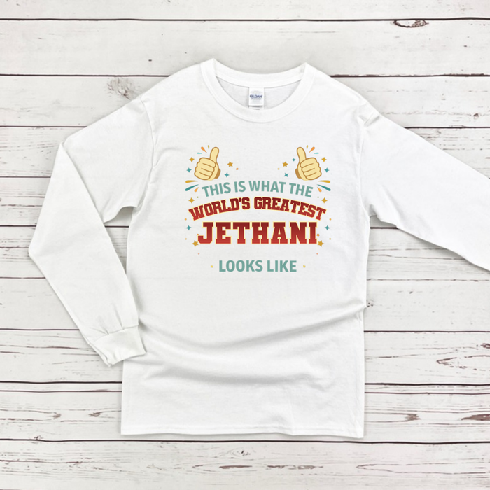 This is What the World's Greatest Jethani Looks Like Long Sleeve Shirt