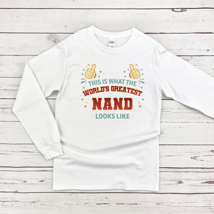 This is What the World's Greatest Oum Looks Like Long Sleeve Shirt