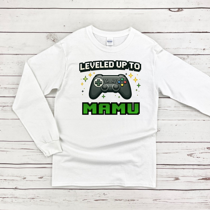 Leveled Up to [Relative] Personalized Long Sleeve Shirt