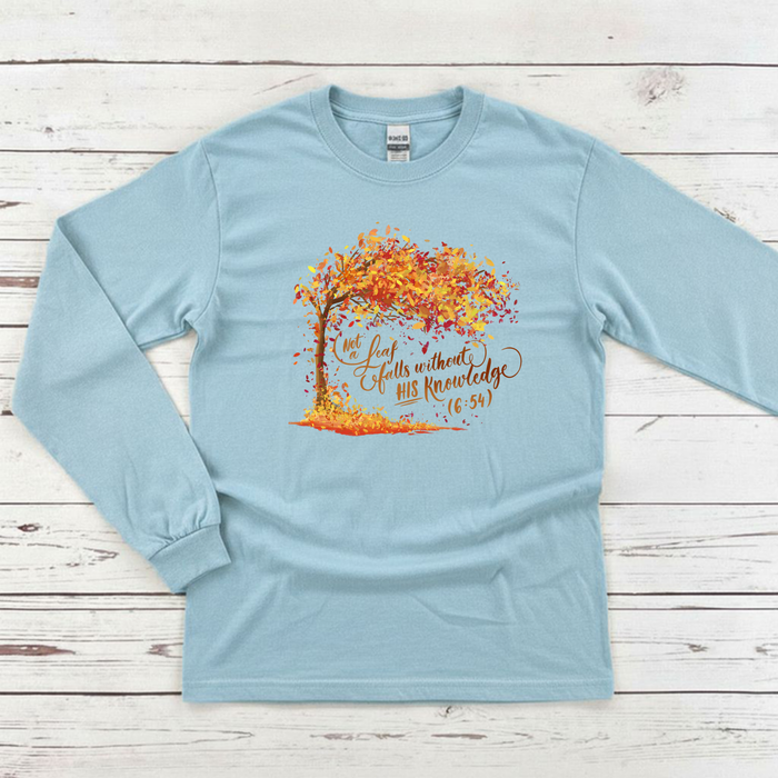 Not a Leaf Falls Without His Knowledge (6:59) Long Sleeve Shirt