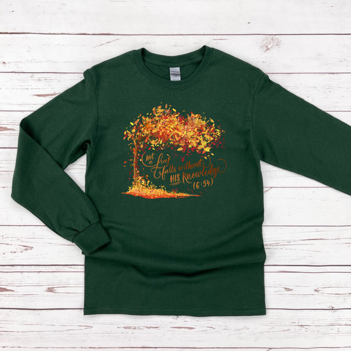 Not a Leaf Falls Without His Knowledge (6:59) Long Sleeve Shirt