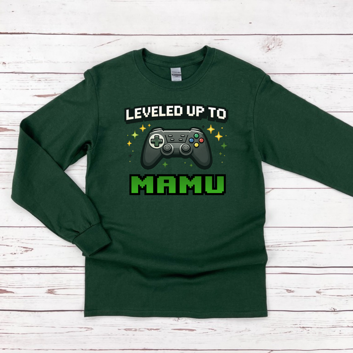 Leveled Up to [Relative] Personalized Long Sleeve Shirt