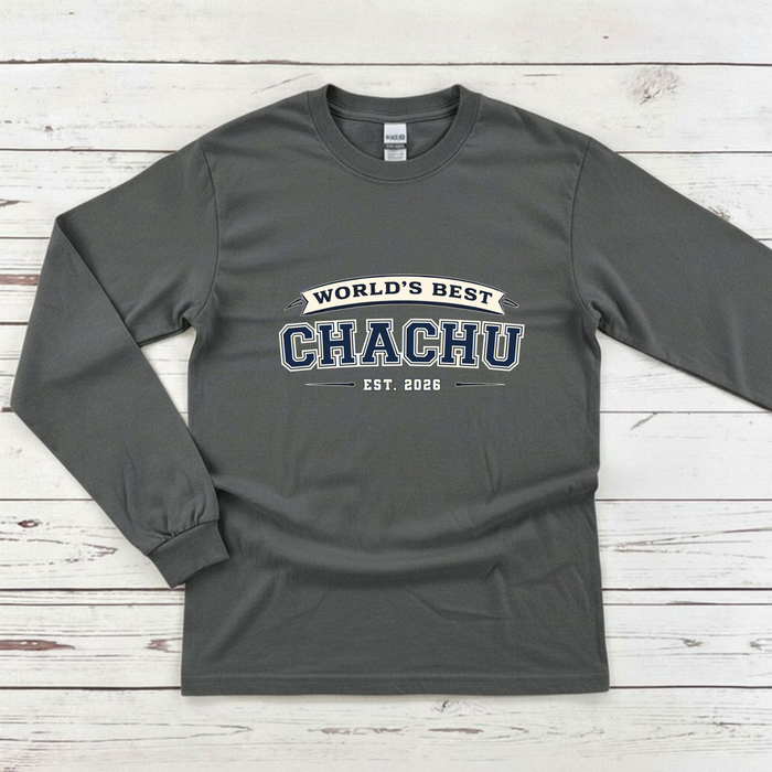 World's Best [Relative] Est. [Year] Personalized Long Sleeve Shirt