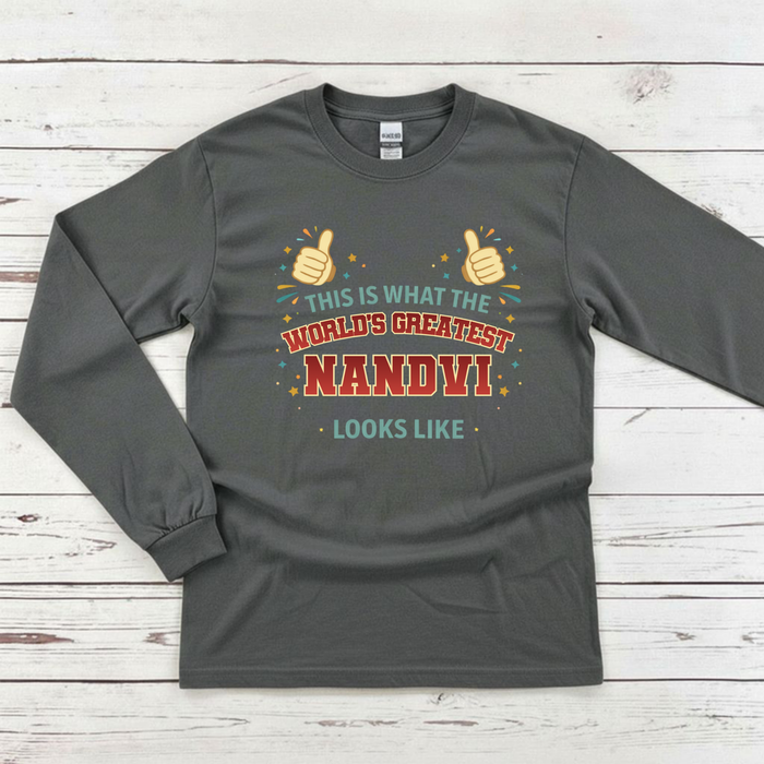 This is What the World's Greatest Pardada Looks Like Long Sleeve Shirt