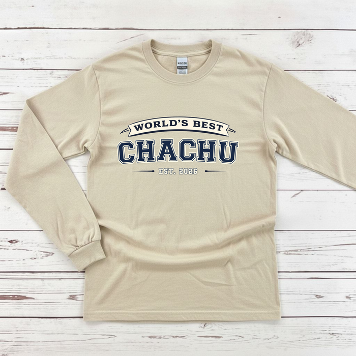 World's Best [Relative] Est. [Year] Personalized Long Sleeve Shirt