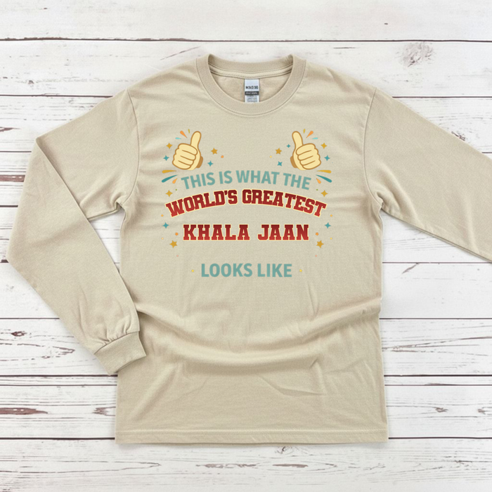 This is What the World's Greatest Khalu Looks Like Long Sleeve Shirt