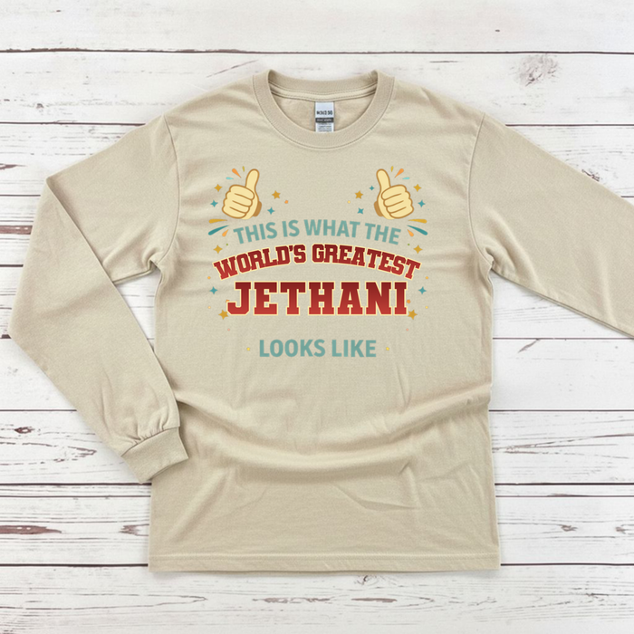 This is What the World's Greatest Jethani Looks Like Long Sleeve Shirt