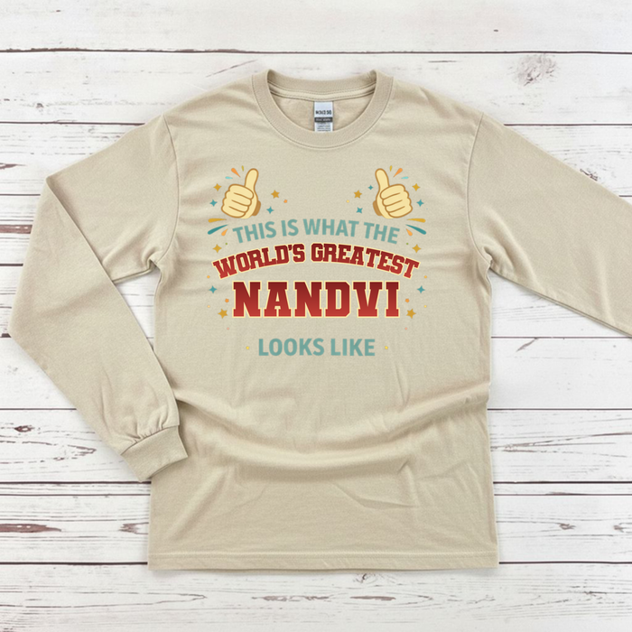 This is What the World's Greatest Pardada Looks Like Long Sleeve Shirt