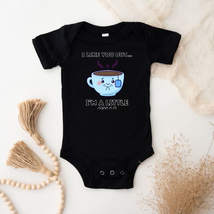 I Like You But I'm A Little Chai Onesie