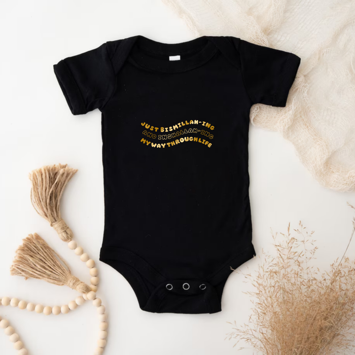 Just Bismillahing and Inshallahing My Way Through Life Onesie