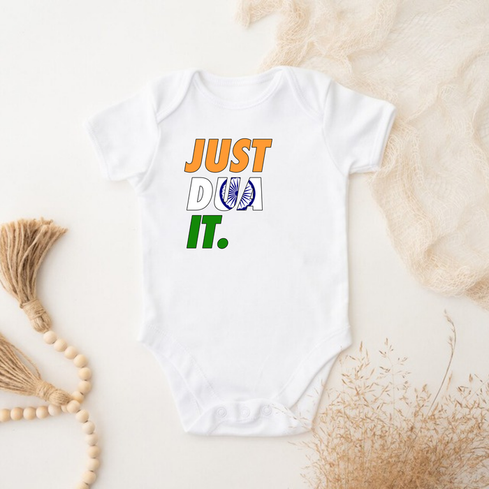 Just Dua It India Flag Onesie