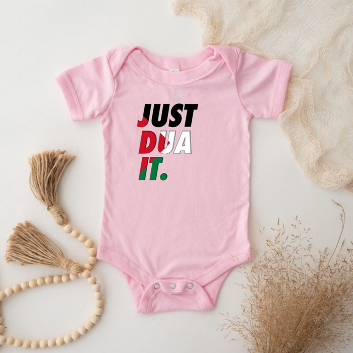 Just Dua It Palestine Flag Onesie