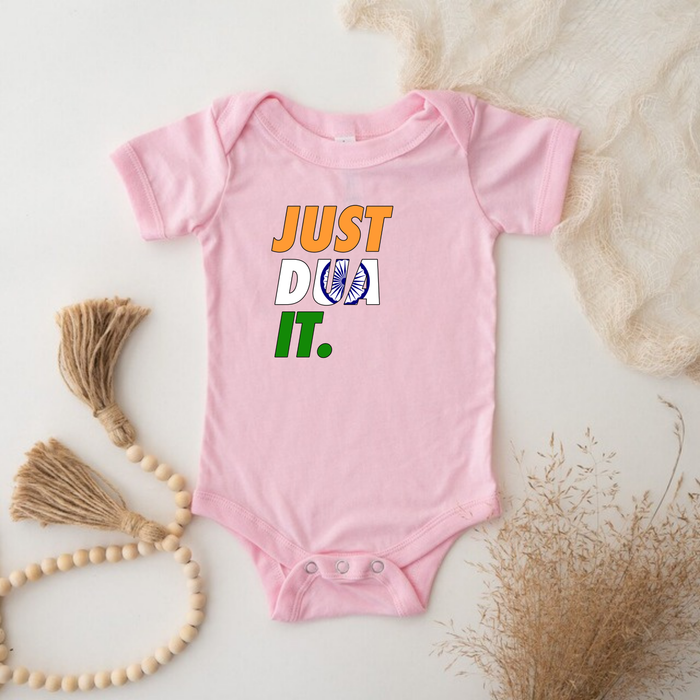 Just Dua It India Flag Onesie