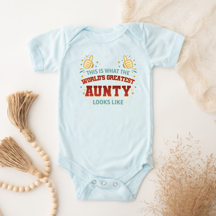 This is What the World's Greatest Aunty Looks Like Onesie