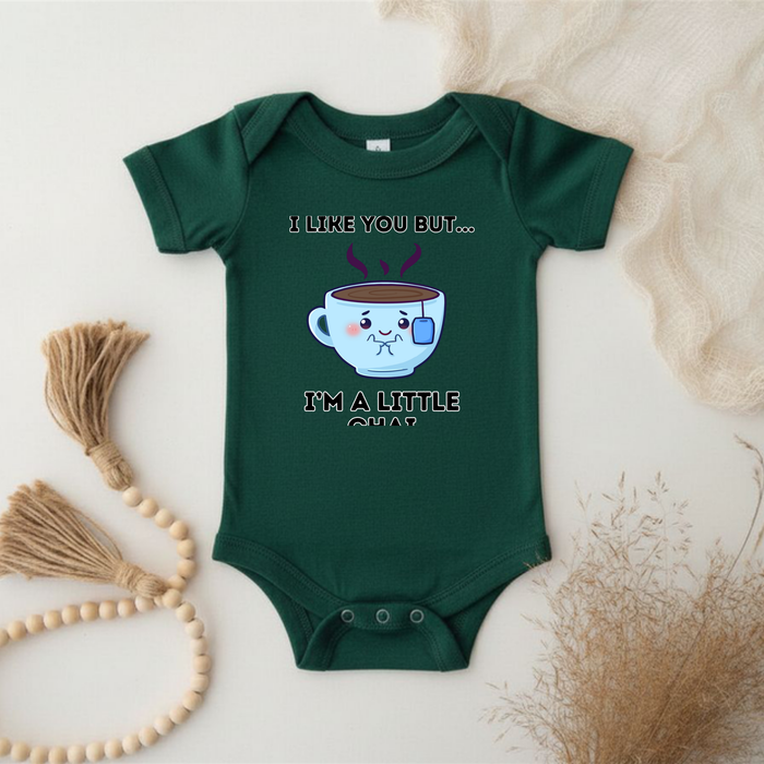 I Like You But I'm A Little Chai Onesie