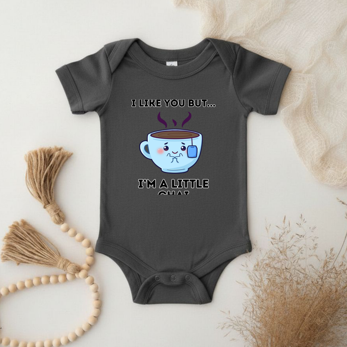 I Like You But I'm A Little Chai Onesie