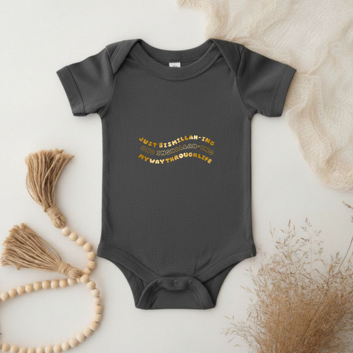 Just Bismillahing and Inshallahing My Way Through Life Onesie