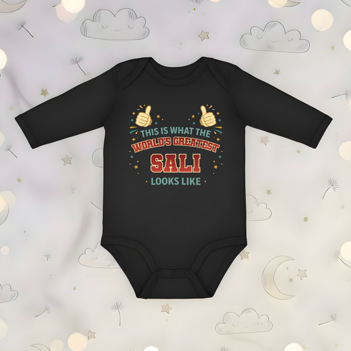 This is What the World's Greatest Samdhi Looks Like Long Sleeve Onesie