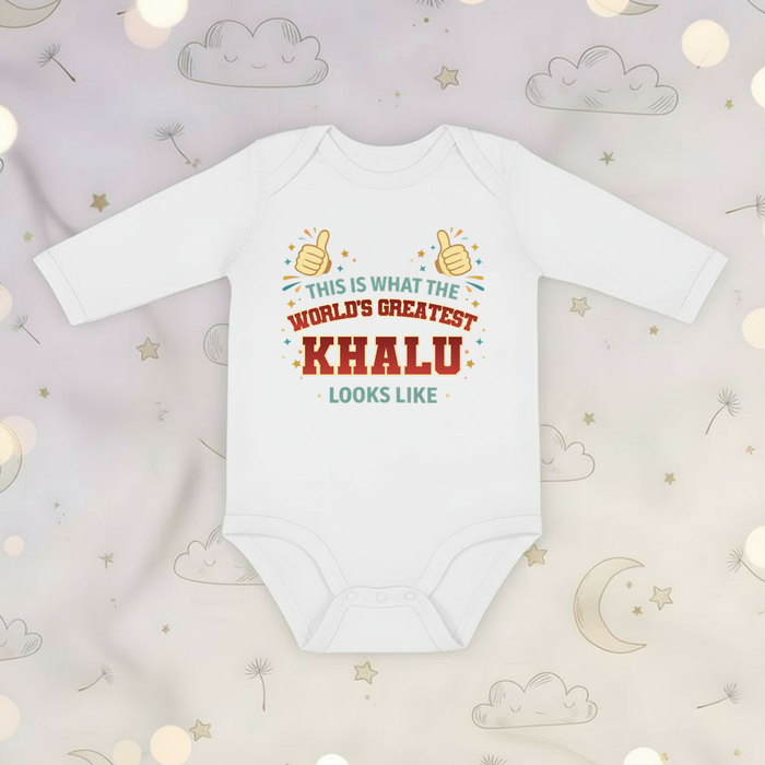 This is What the World's Greatest Mama Looks Like Long Sleeve Onesie