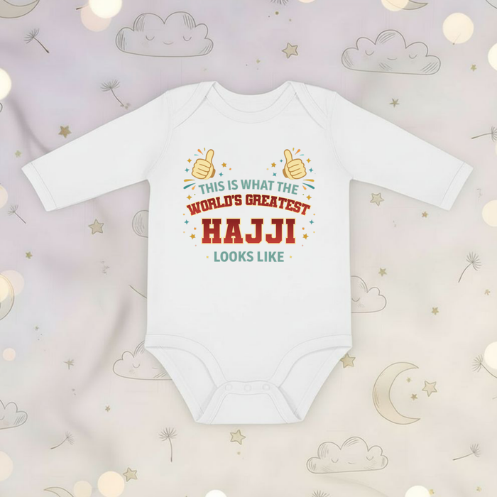 This is What the World's Greatest Hajji Looks Like Long Sleeve Onesie