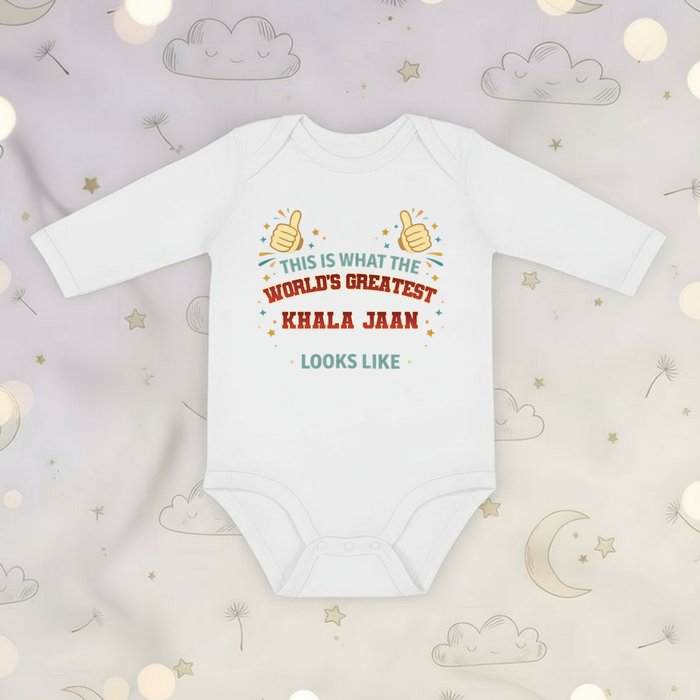This is What the World's Greatest Khalu Looks Like Long Sleeve Onesie