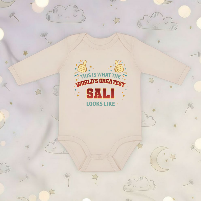 This is What the World's Greatest Samdhi Looks Like Long Sleeve Onesie