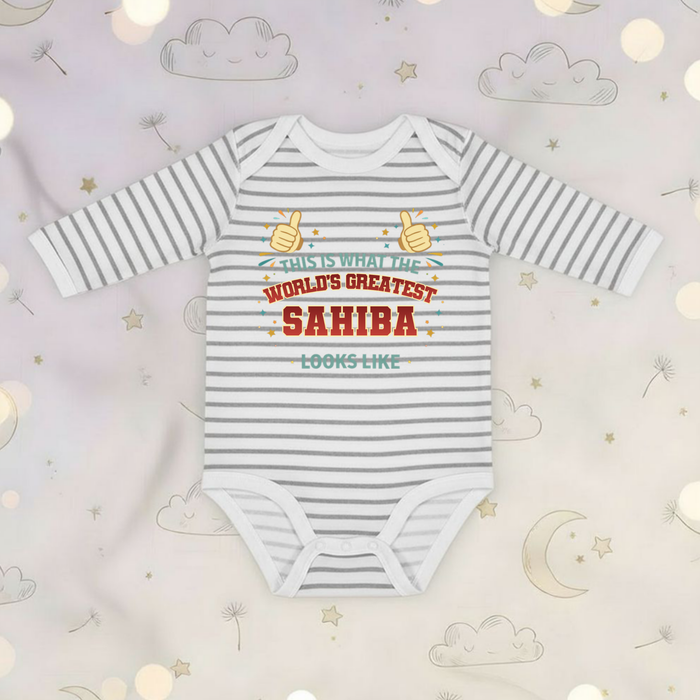 This is What the World's Greatest Sali Looks Like Long Sleeve Onesie