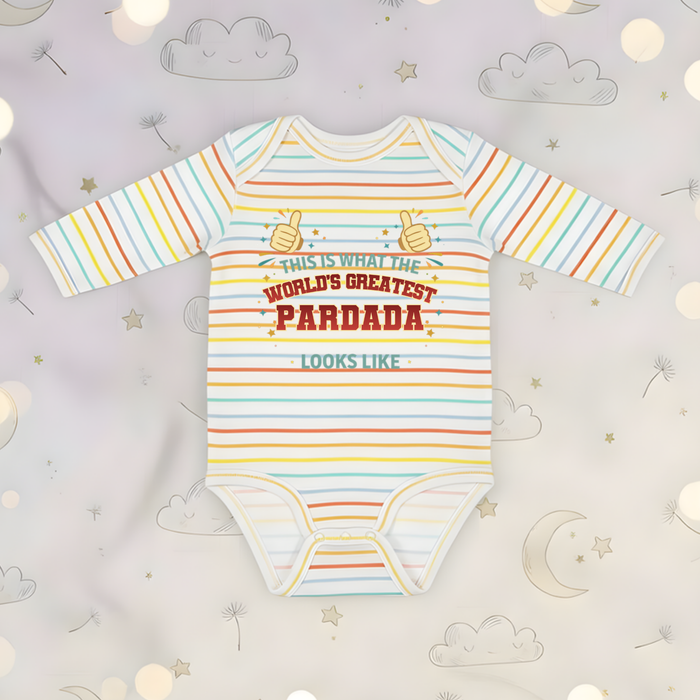 This is What the World's Greatest Parnana Looks Like Long Sleeve Onesie