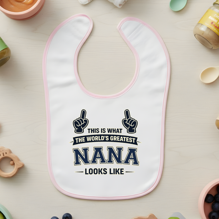This Is What The World's Greatest [Relative] Looks Like Personalized Terry Bib