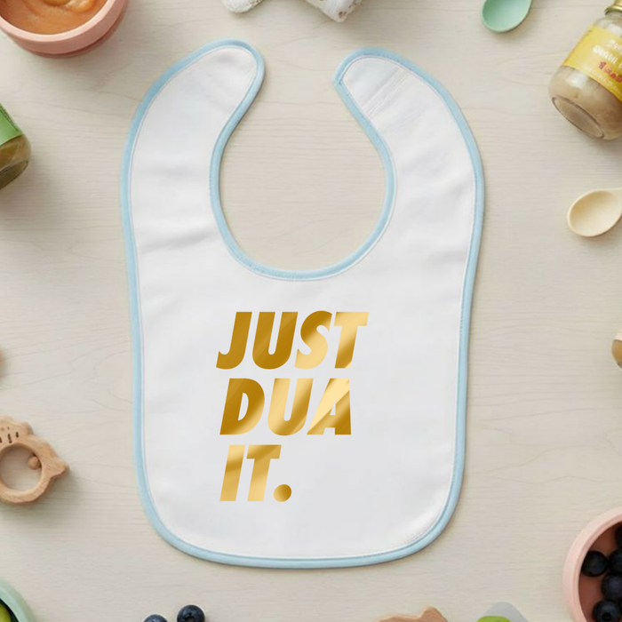 GOLD Just Dua It Terry Bib