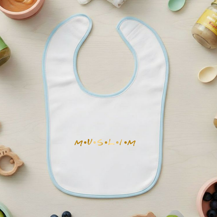 GOLD Muslim Terry Bib