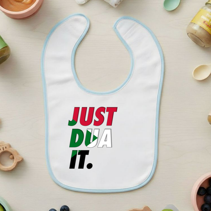 Just Dua It Sudan Flag Terry Bib