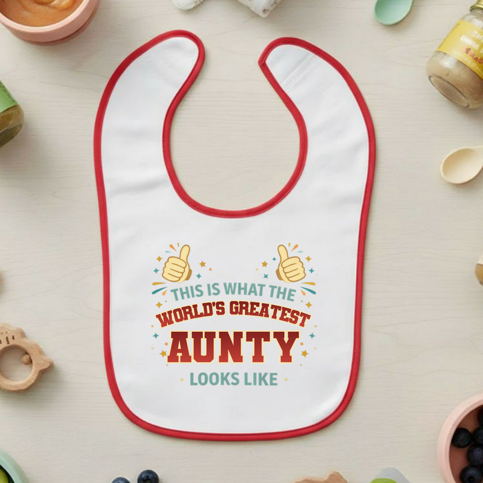This is What the World's Greatest Aunty Looks Like Terry Bib