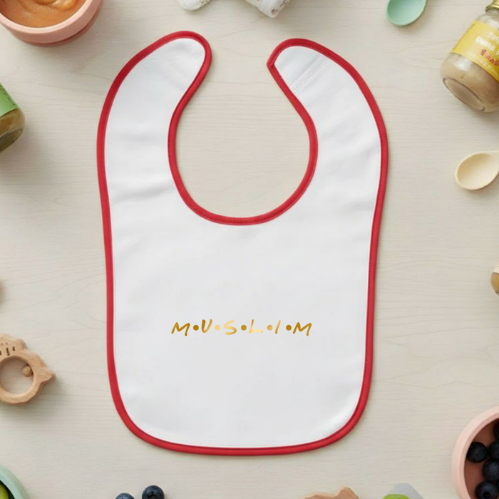 GOLD Muslim Terry Bib