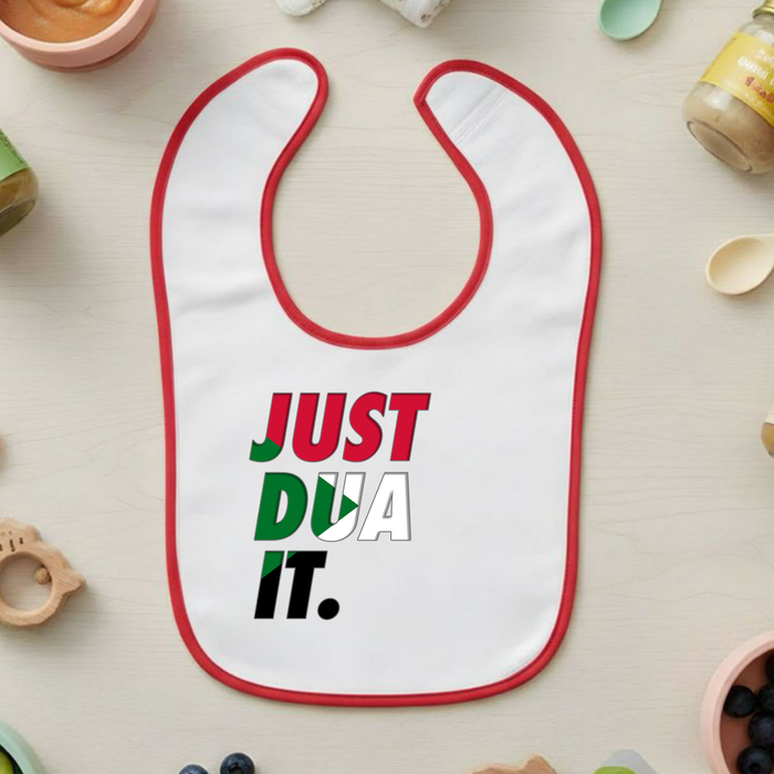Just Dua It Sudan Flag Terry Bib