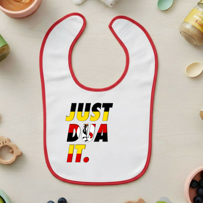 Just Dua It Uganda Flag Terry Bib