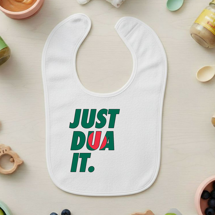 Just Dua It Bangladesh Flag Terry Bib
