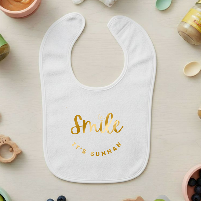 Smile It's Sunnah Terry Bib